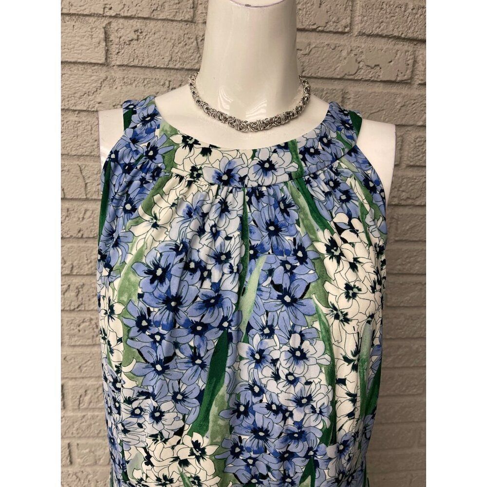 Tommy Hilfiger Women Sleeveless Floral Fit and Flare Dress Size 14 - Picture 5 of 8